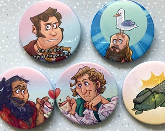 Gay Pirates - Button Badges 45mm