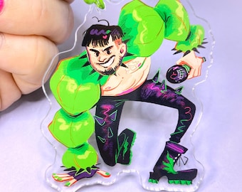 Käärijä, cha cha cha - 2,1" 5,5 cm dubbelzijdige bedel, sleutelhanger, telefoonbedel