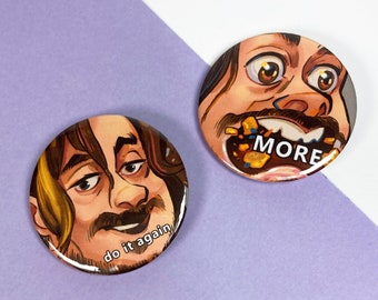 Angry Gamer, Arin MORE - Button Badges 45mm, Do it again