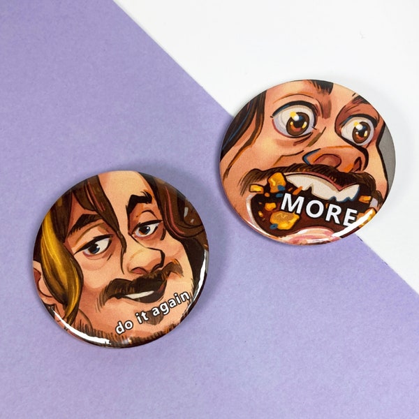 Angry Gamer, Arin MORE - Button Badges 45mm, Do it again