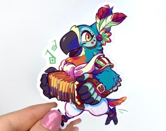 TLOZ Bird Man - Sticker Vinyl 80mm 3", Die-cut