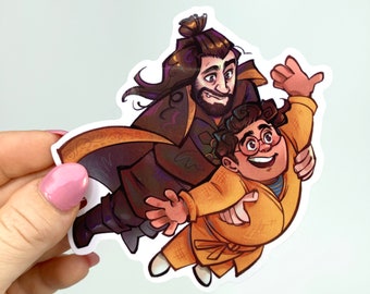 What We Do in the Shadows Nandor, Guillermo, Vampire - Sticker Vinyl 80mm 3", Die-cut,