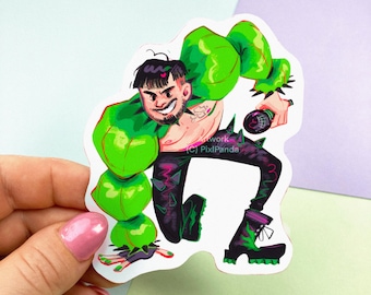 Käärijä, Cha cha cha, Eurovision, Finland - Stickers Vinyl 8cm 3.1", Die-cut