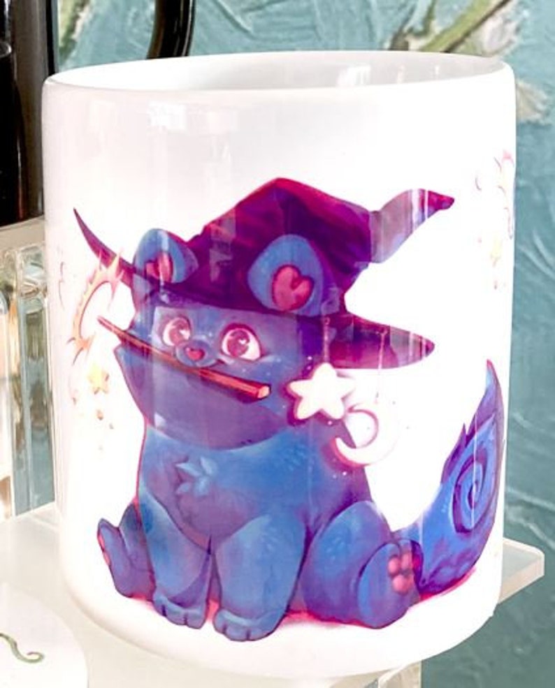 PRIVATE LISTING FOR P. Witchy Cat Mug, 330ML / 11fl. oz image 1