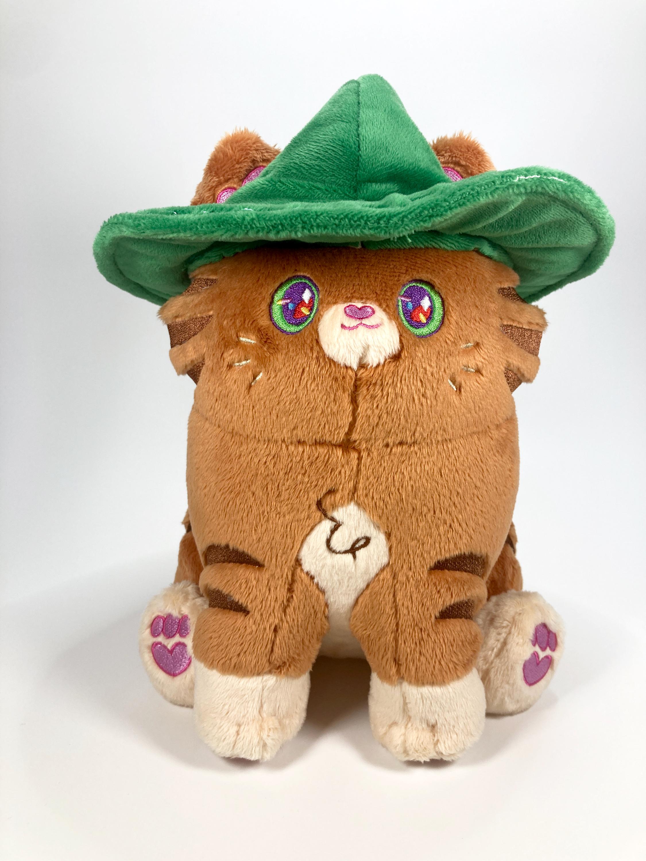 作家さま ぬいぐるみ 帽子をかぶった猫さん (used) ぬいぐるみのフリマ