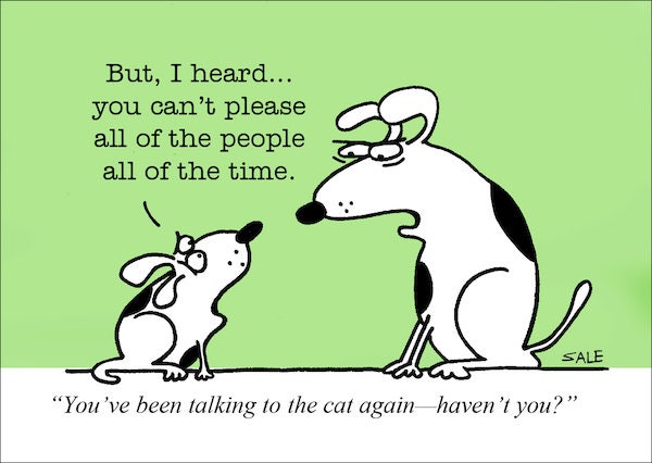 Talking to the Cat Funny Dog Cartoons Greeting Cards Mugs Tee - Etsy Singapore Talking to the Cat Funny Dog Cartoons Greeting Cards Mugs Tee - Etsy Singapore
