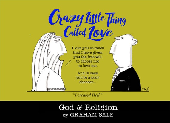Crazy Little Thing Called Love. God and Religion Funny - Etsy New Zealand Crazy Little Thing Called Love. God and Religion Funny - Etsy New Zealand