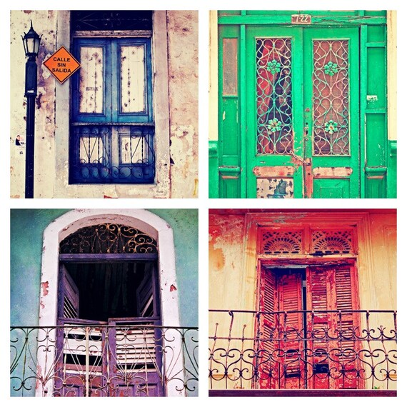 Panama Travel Photography Instant Digital Download Urban Street Historical Old Architecture Blue Door Wall Art Decor