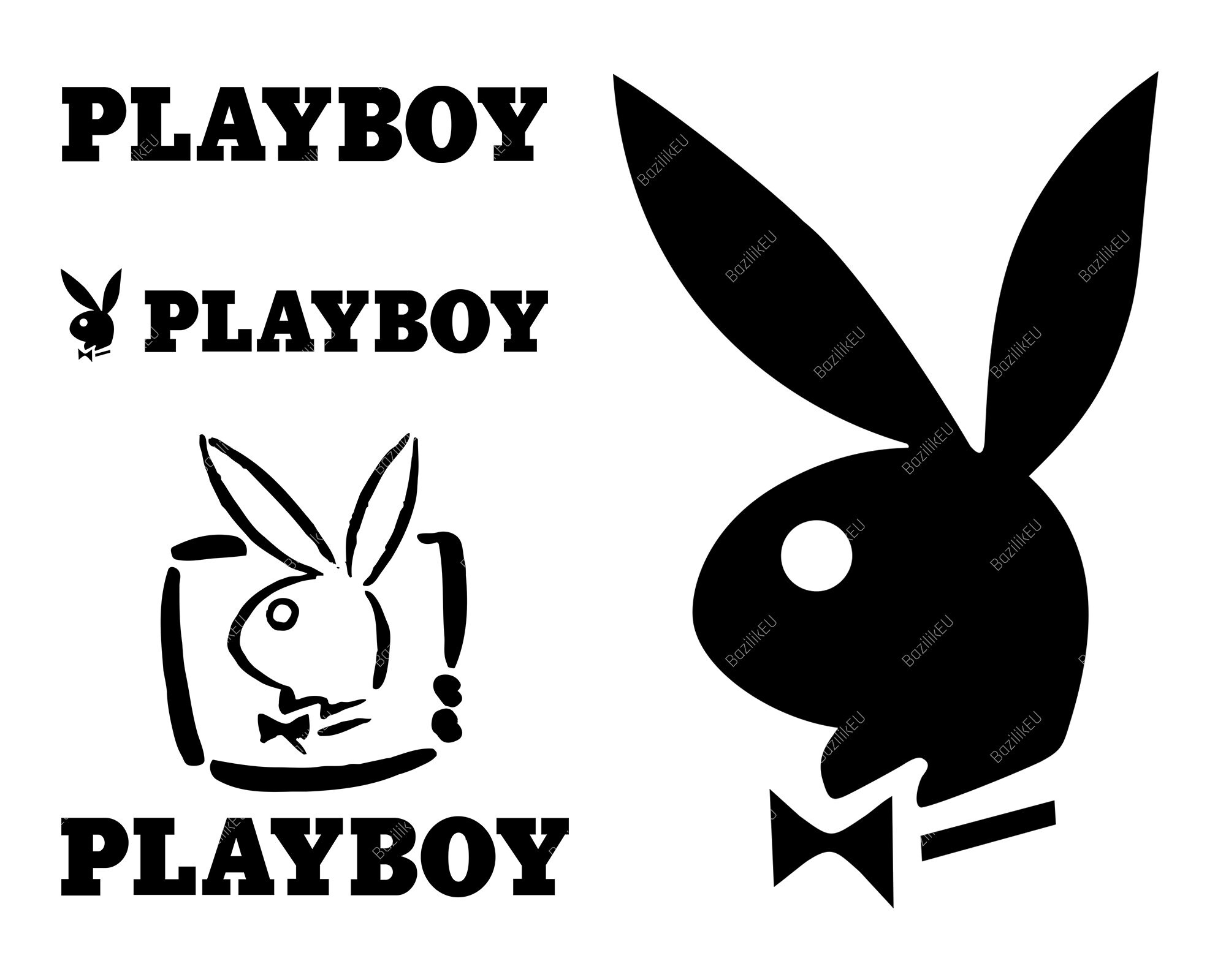 Download Playboy Svg Bundle Digital Download Playboy Bunny Svg For Etsy