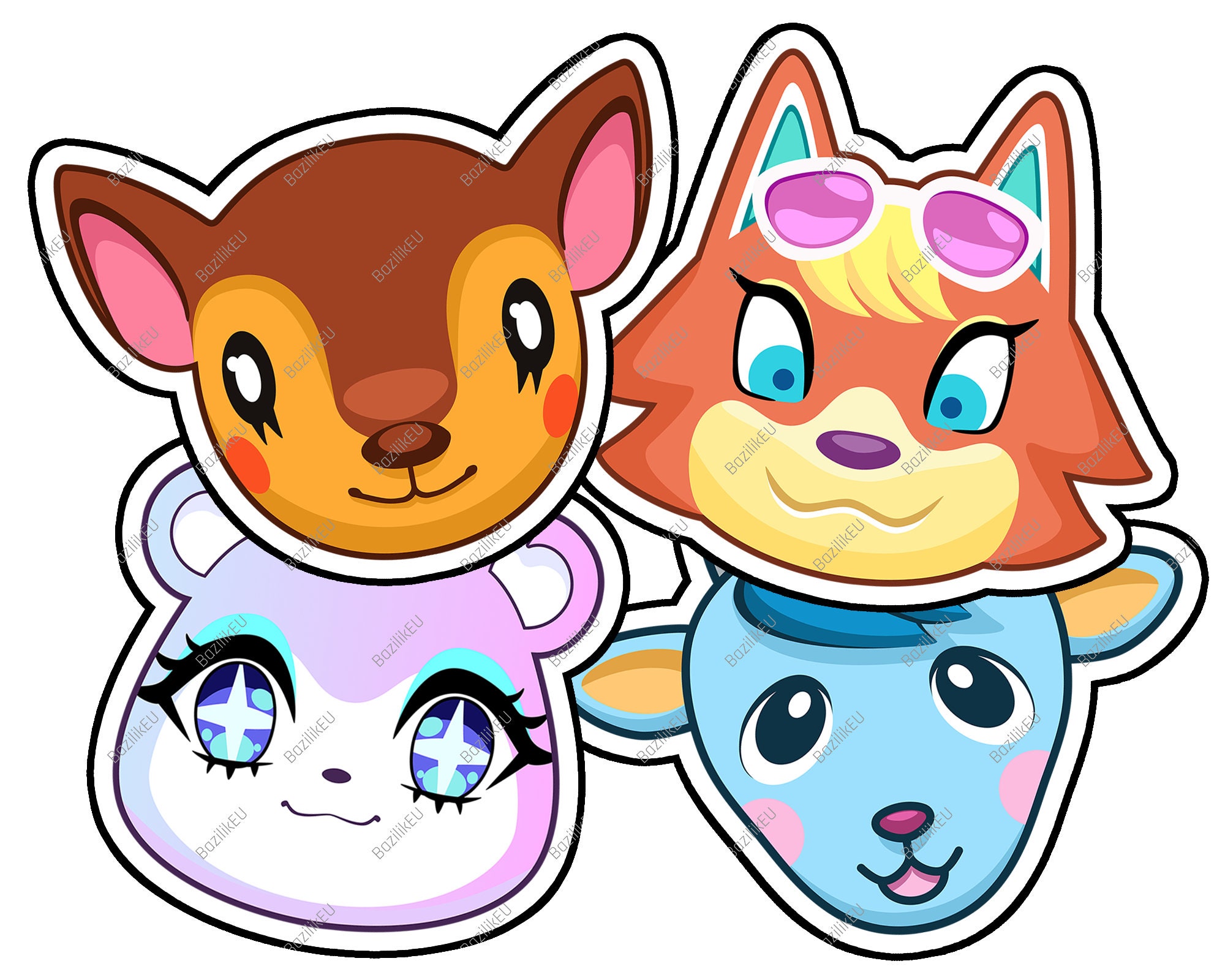Download Animal Crossing Svg Bundle Fauna Audie Judy Sherb Animal Etsy
