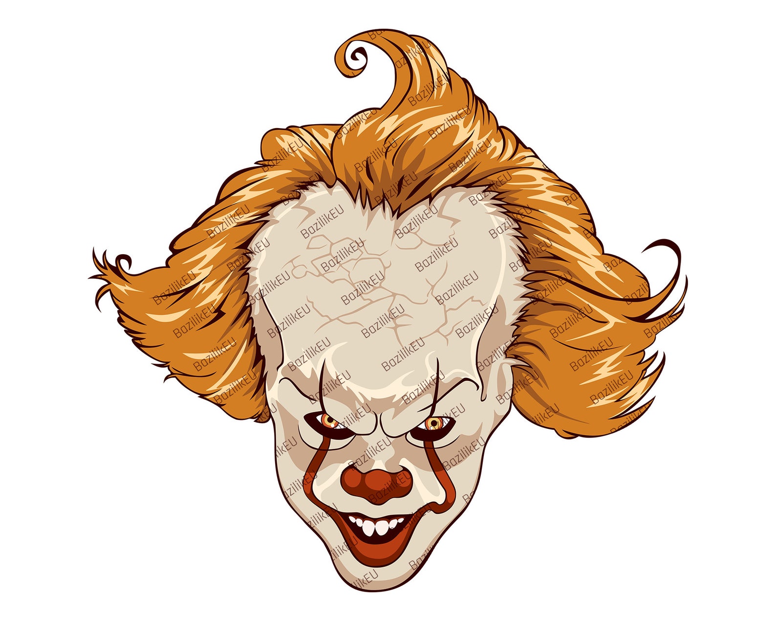 Pennywise Clown Svg