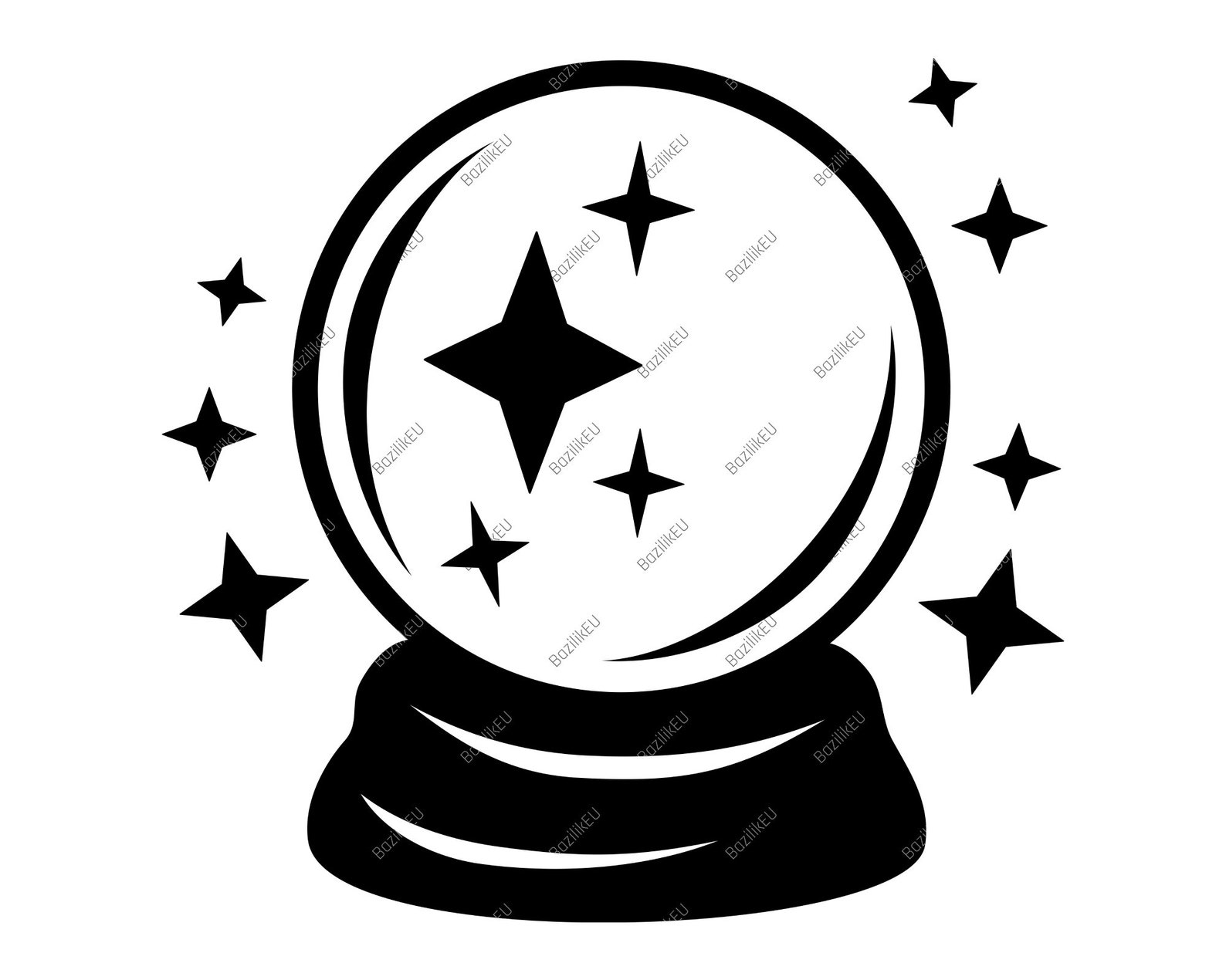 Crystal Ball SVG Bundle Digital Download Instant Fortune Etsy