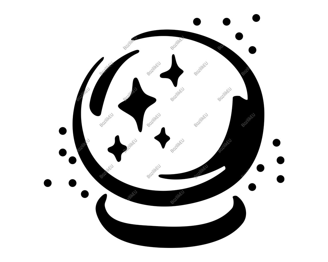Crystal Ball SVG Bundle Digital Download Instant Fortune Etsy