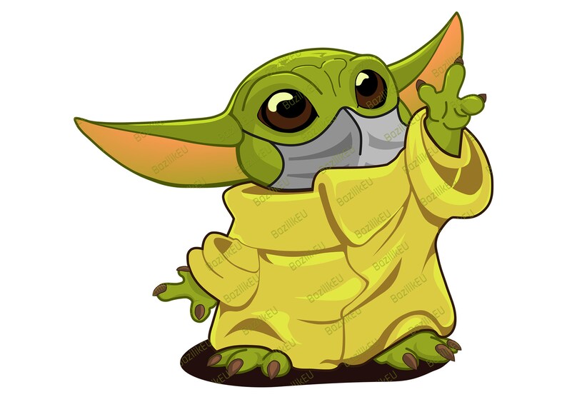 Download Baby Yoda SVG Printable Bundle Mandalorian Baby SVG Star ...