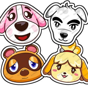 Download Animal Crossing SVG Bundle Tom Nook KK Slider Isabelle | Etsy