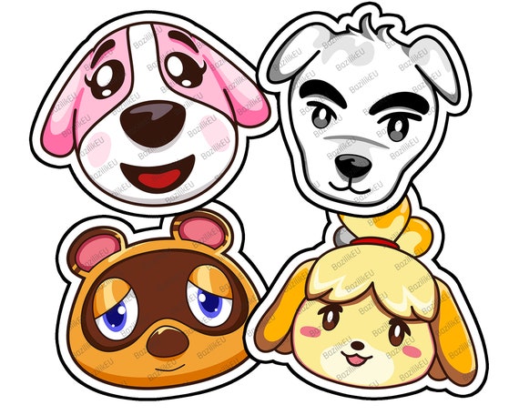 Download Animal Crossing SVG Bundle Tom Nook KK Slider Isabelle | Etsy