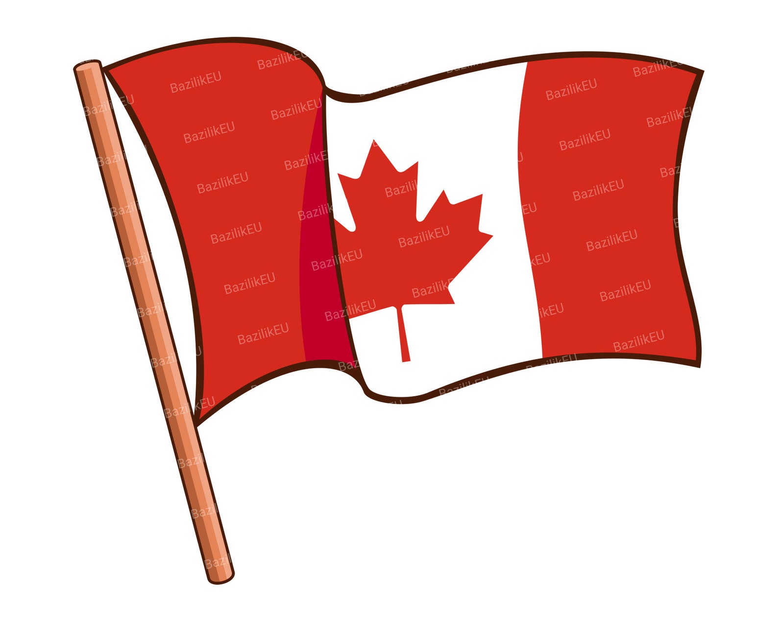 Canadian Flag SVG Digital Download Canada SVG Files for Etsy