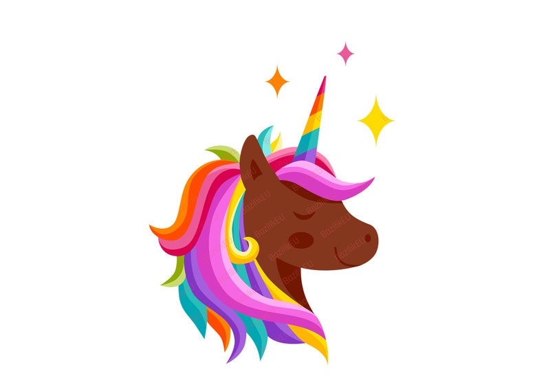 Download Afro Unicorn SVG imágenes prediseñadas imprimibles afro | Etsy