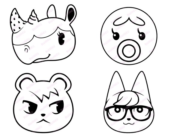 Download Animal Crossing Svg Bundle Merengue Marina Marshal Etsy