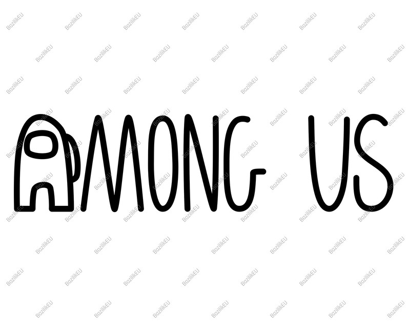 Download Among Us SVG Video Game Silhouette Instant Download Svg | Etsy