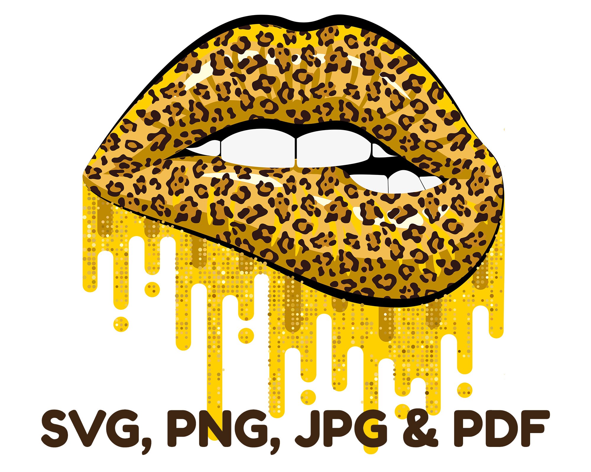 Download Leopard Lips Svg Cheetah Lips Svg Sexy Biting Lip Svg Etsy