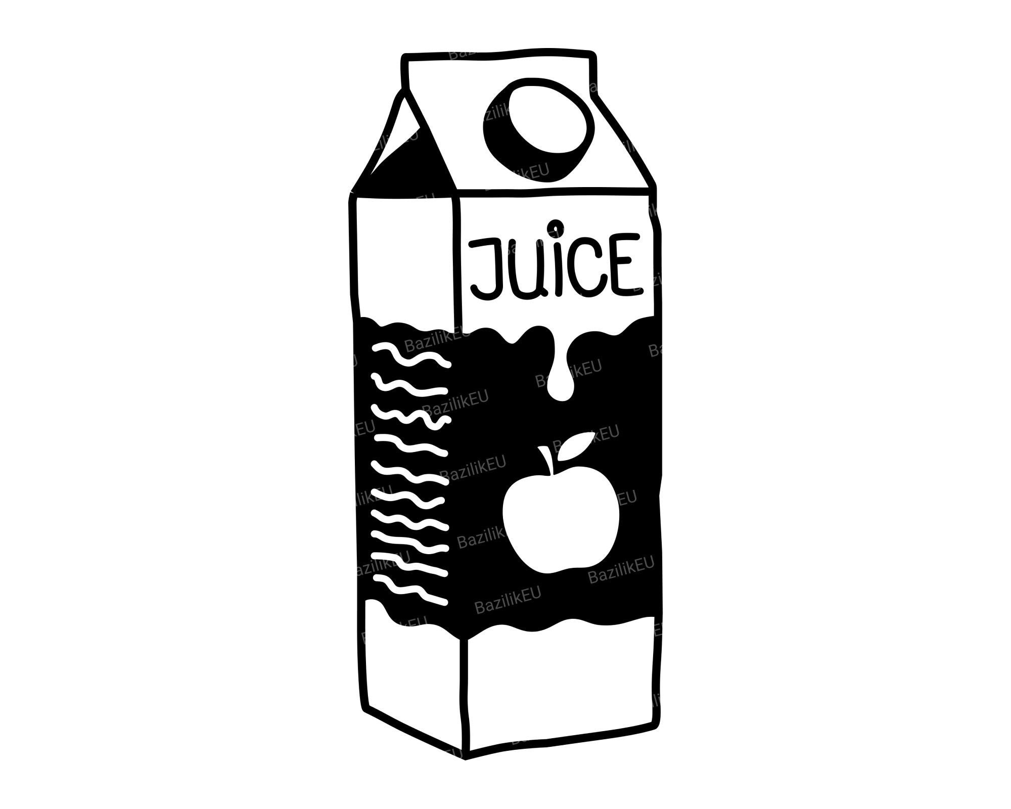 Juice Box SVG Bundle Apple Digital Download PNG Etsy