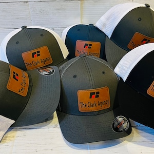 Leather Patch customized Trucker hats