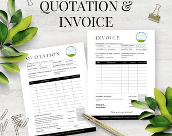 Job Estimate Template, Customisable quotation, Job Proposal Template, Quote, Contractor Bid Template, Construction Estimate, invoice receipt