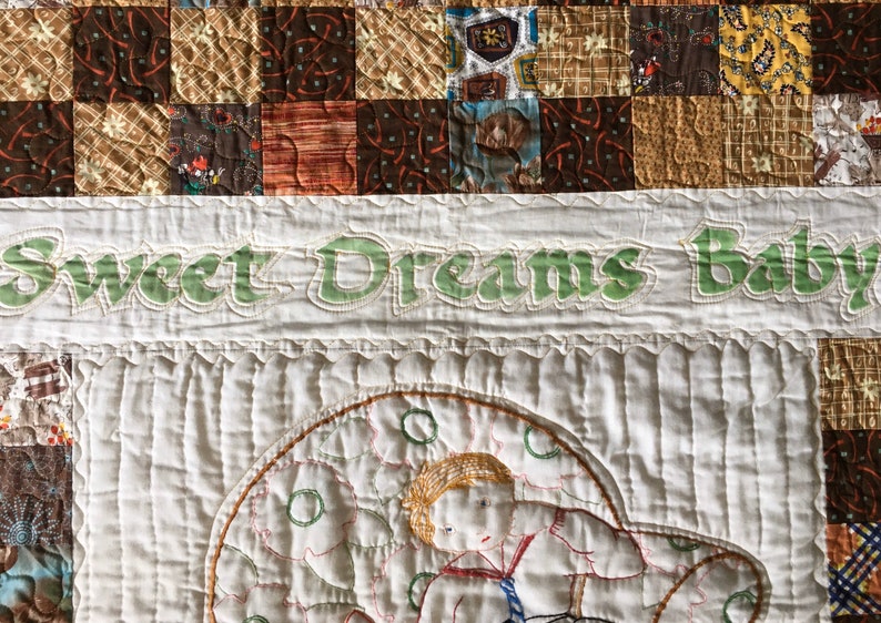 Embroidered Baby Quilt