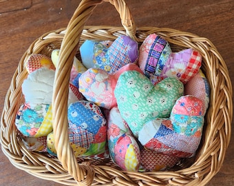 Quilted Hearts - Set of 3