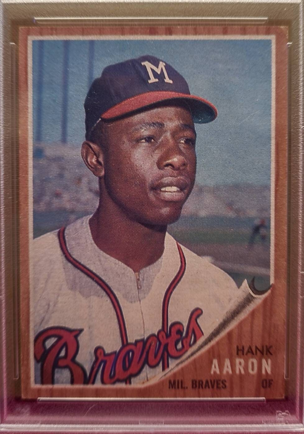 1962 TOPPS Hank Aaron PSA Rated Baseball Card #320 5 - EX - Etsy