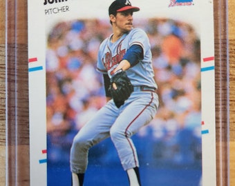 1988 Fleer Baseball card - John Smoltz - Pitcher