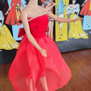 Barbie 1960s Evening Dress