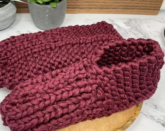 Handmade Knitted Slippers, Unisex Olefina House Booties