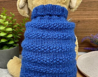 WOOL DOG SWEATER Pet Clothing Dog Vest Dogs Clothes Small Dogs Wool Knitting Knitted Vest Cat Gift Made to measure Soft Stretchy Chien