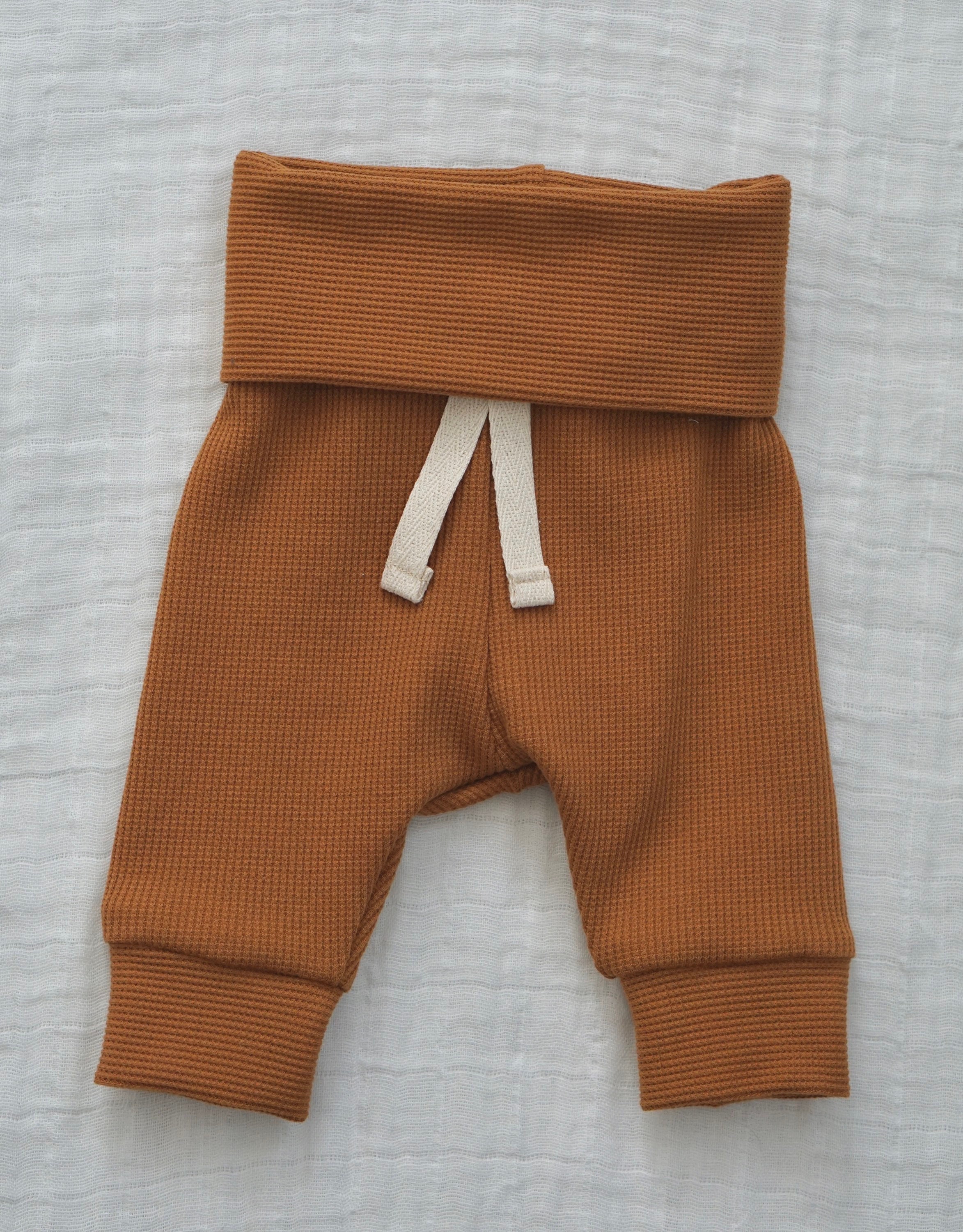 Waffle Knit Newborn Joggers Waffle Knit Pants for Baby Etsy