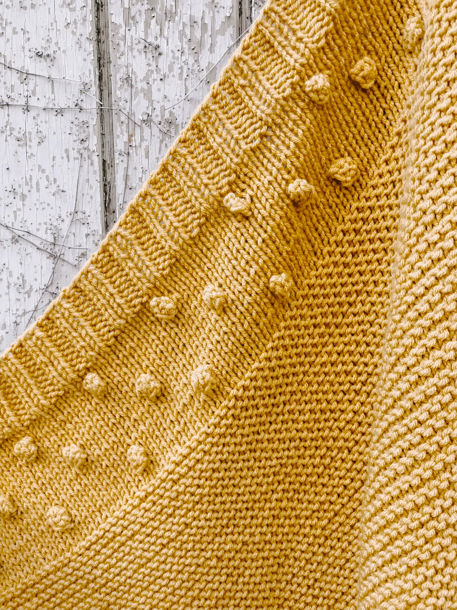 Knit Kit for Baby Blanket DIY Mustard Yellow Baby Blanket Etsy