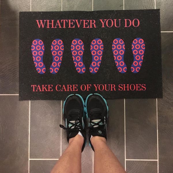 Phish Inspired Cavern Mat - Whatever You Do Take Care of Your Shoes!