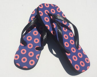 Flip Flops with Fishman Donuts