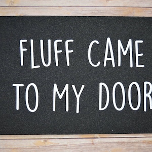 Phish Inspired Fluff Came to My Door Mat
