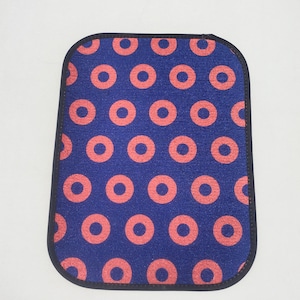 Car Mat - Rear Car Mat w/ Fishman Donut Pattern