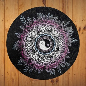 Yin Yang Mandala East Coasters Dab Mat