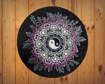 Yin Yang Mandala East Coasters Dab Mat