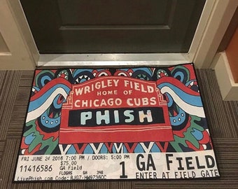 Custom Ticket Stub Doormat