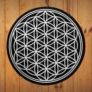 Flower of Life Sacred Geometry East Coasters - Dab Mat