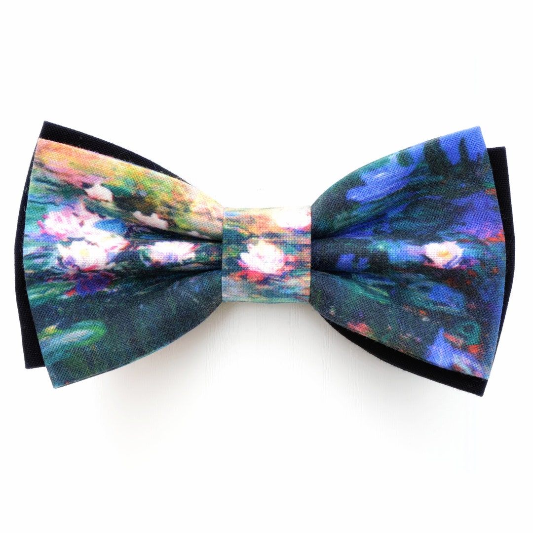 Water Lilies. Claude Monet. Mens Bow Ties. Womens Bow Tie. - Etsy