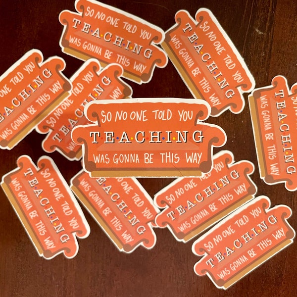 Teaching Couch Sticker