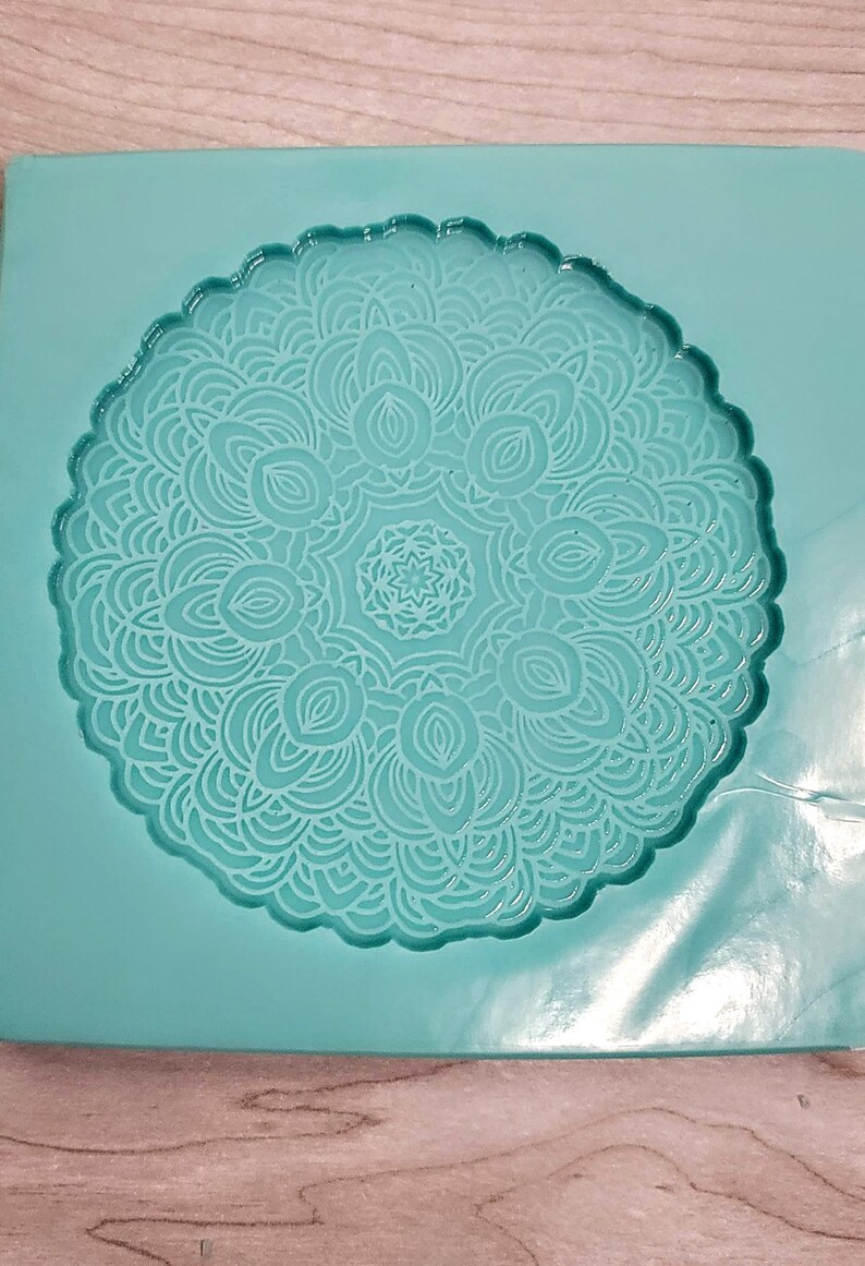 Mandala Coaster Mold Silicone Mold Custom Molds Etsy