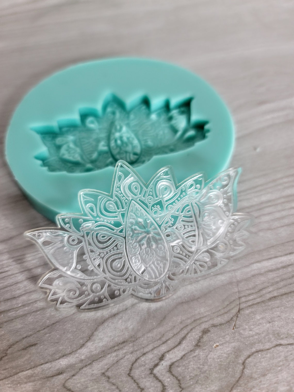 Lotus Flower Silicone Mold Custom Molds Etsy