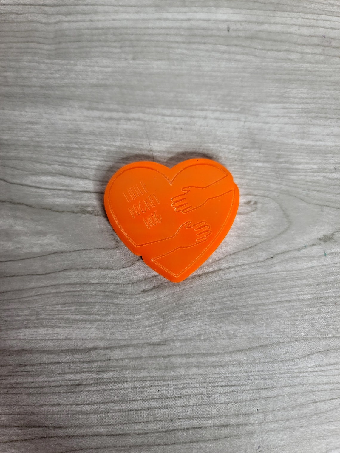 Pocket Hug Love Token Silicone Mold Custom Molds Etsy
